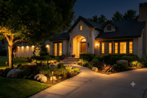 Modern landscape lighting styles