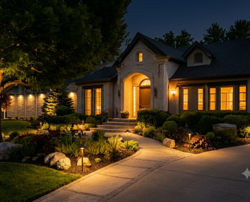 Modern landscape lighting styles